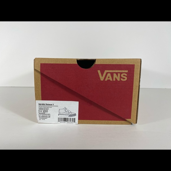 Vans Sk8-Mid Reissue V Reptile Sidestripe Sneakers - Picture 5 of 8